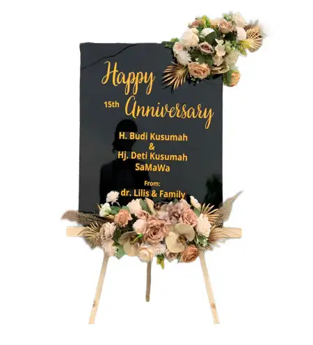 Papan Bunga Akrilik Kutogirang