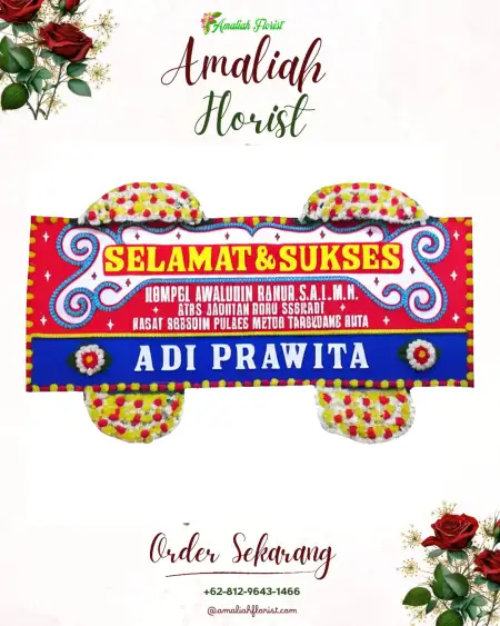 Papan Bunga Ucapan Selamat Kutogirang
